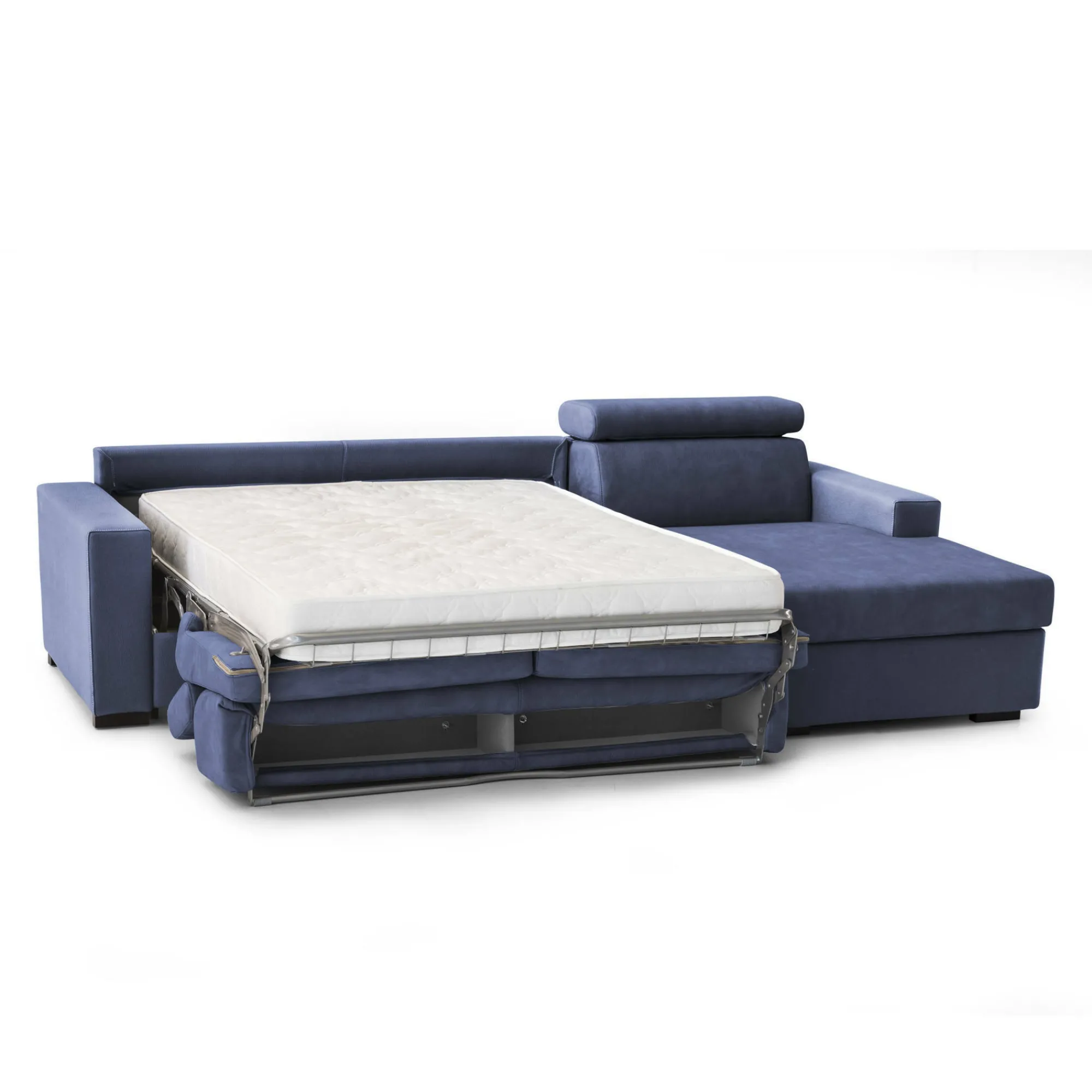 Divano letto con penisola Alibella, Cm 260x95h85,<Dmora New