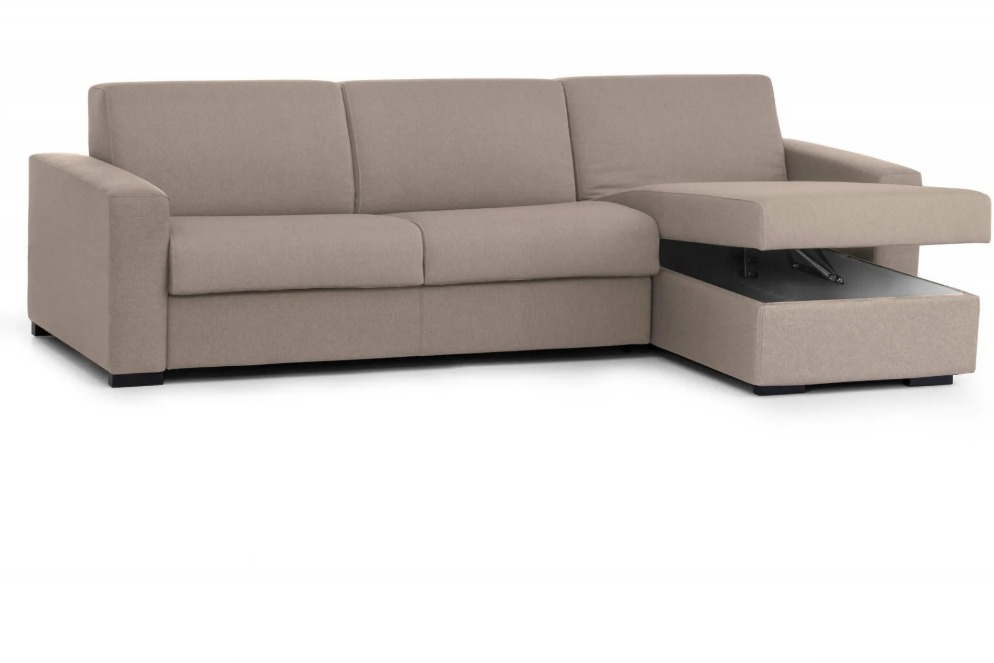 Divano letto con penisola Allegria, Cm 260x95h90,<Dmora Online