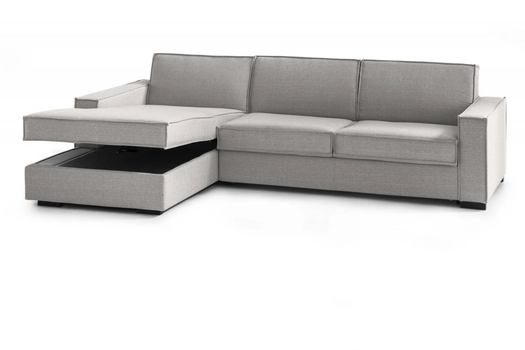 Divano letto con penisola Daalber, Cm 280x95h90,<Dmora Online