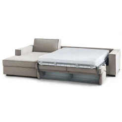 Divano letto con penisola Albenga, Cm 260x95h90,<Dmora Online