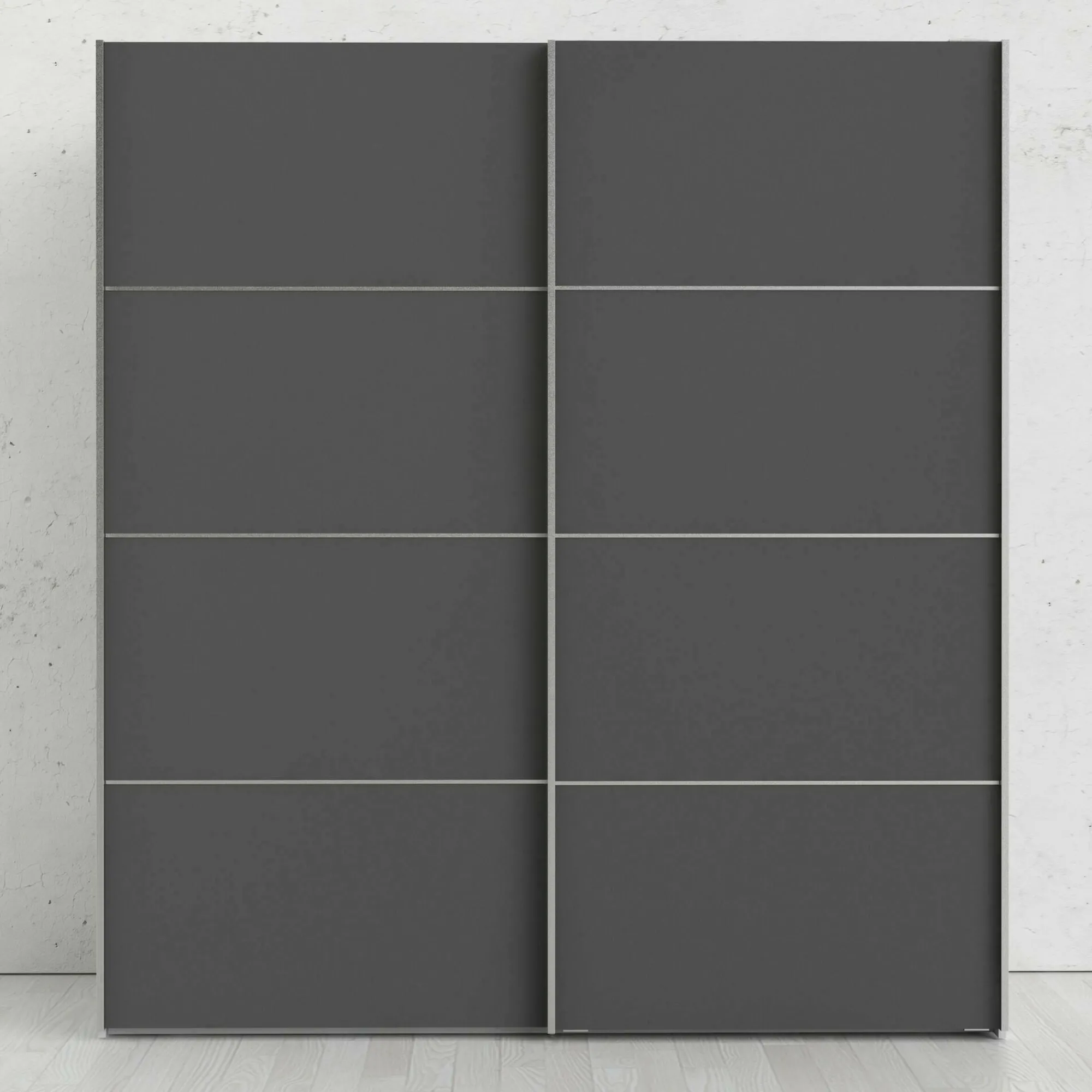 Guardaroba 2 ante Accadia, 182x64 h202 cm, Bianco<Dmora Outlet