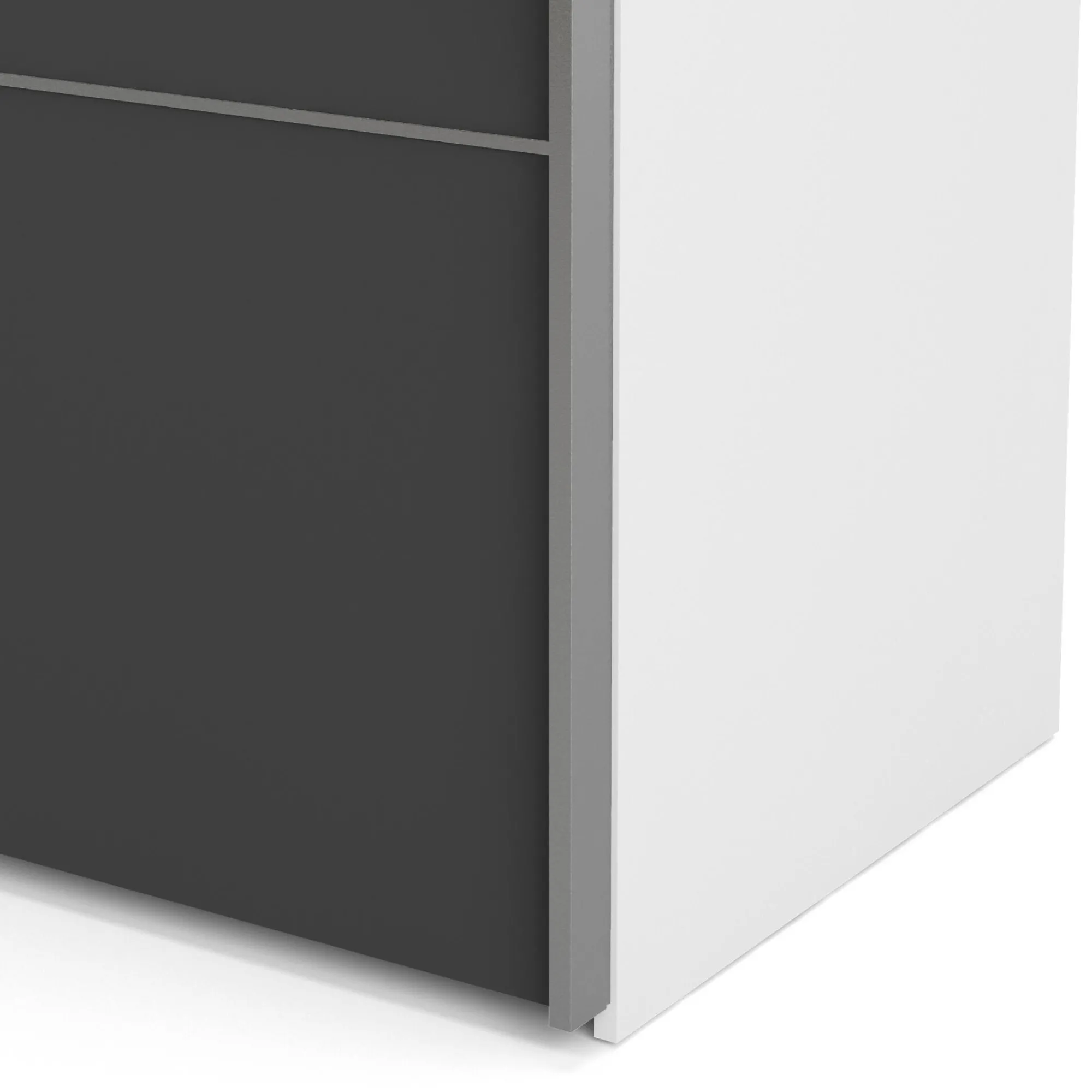 Guardaroba 2 ante Accadia, 182x64 h202 cm, Bianco<Dmora Outlet