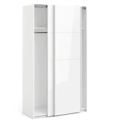 Guardaroba 2 ante Adria, 122x62 h220 cm, Bianco<Dmora New