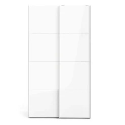 Guardaroba 2 ante Adria, 122x62 h220 cm, Bianco<Dmora New