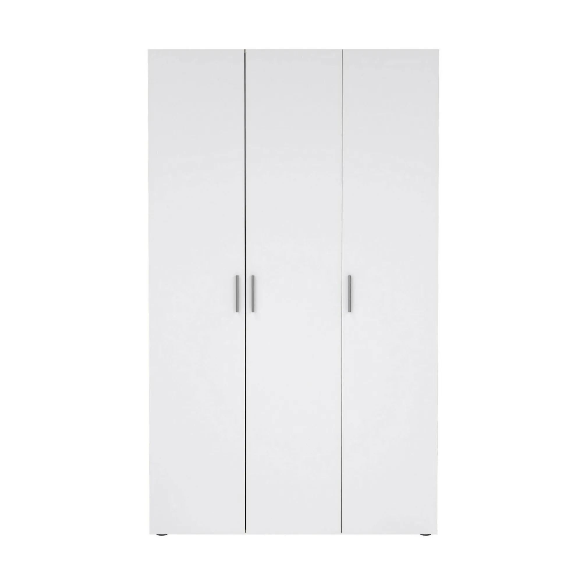 Guardaroba 3 ante Albacore, 50x118 h201 cm, Quercia e Bianco<Dmora Outlet