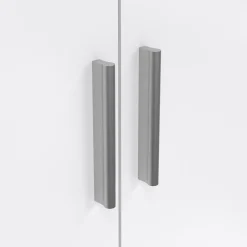 Guardaroba 3 ante Albacore, 50x118 h201 cm, Quercia e Bianco<Dmora Outlet
