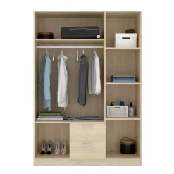 Guardaroba 3 ante Ales, 150x52h215 cm,<Dmora Flash Sale