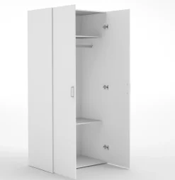 Guardaroba 2 ante Alibabba, 77x49 h175 cm,<Dmora Clearance