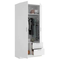 Guardaroba 2 ante Amp, 100x52h215 cm,<Dmora Shop