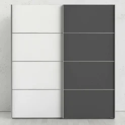 Guardaroba 2 ante Anela, 182x64 h202 cm, Bianco<Dmora Hot