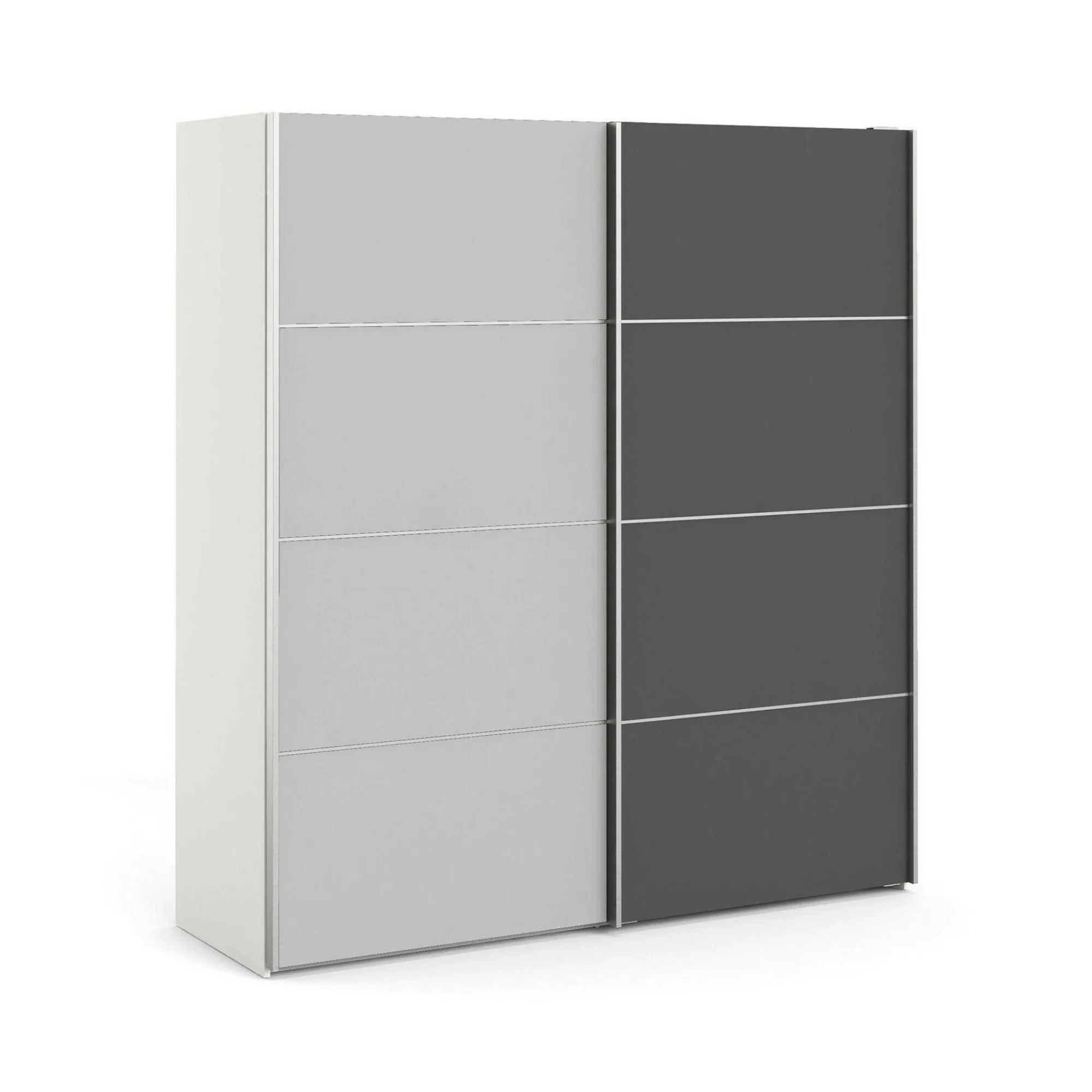 Guardaroba 2 ante Anela, 182x64 h202 cm, Bianco<Dmora Hot