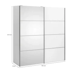 Guardaroba 2 ante Angri, 182x64 h202 cm,<Dmora Online