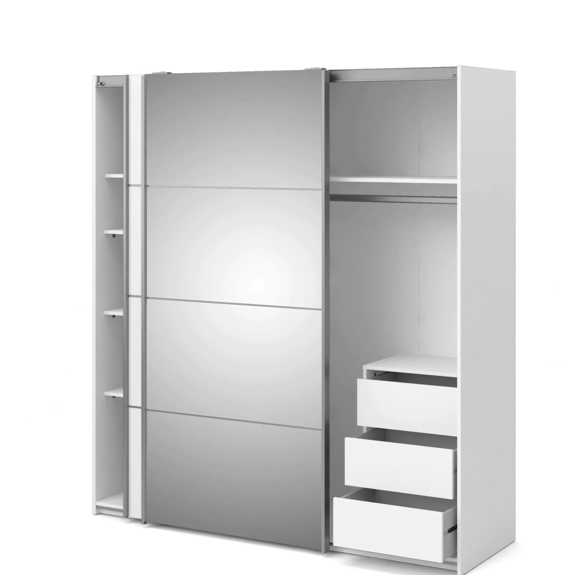 Guardaroba 2 ante Angri, 182x64 h202 cm,<Dmora Online