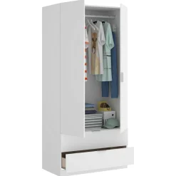 Guardaroba 2 ante Anya, 81x52h184 cm,<Dmora Online