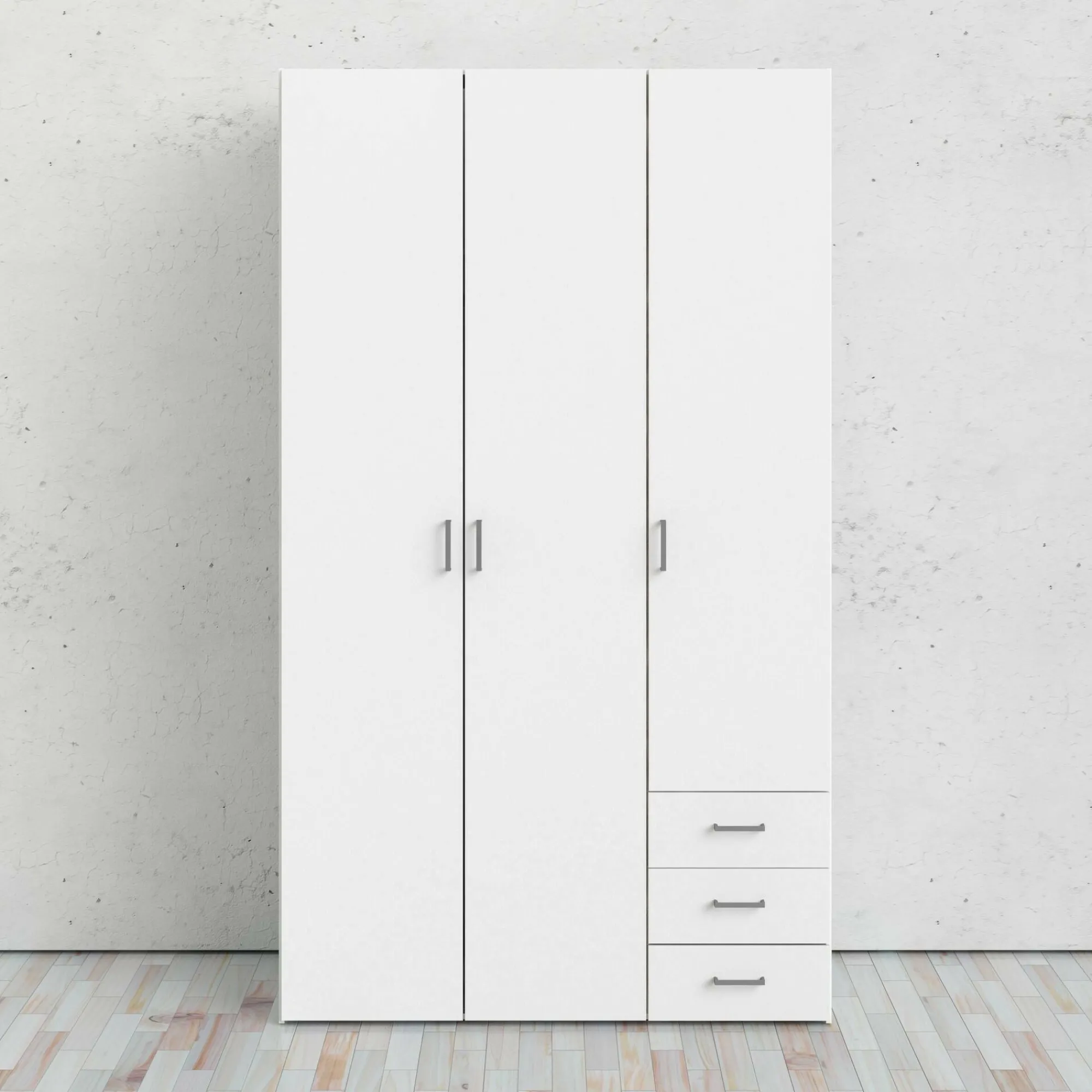 Guardaroba 3 ante Aquilone, 115x49 h200 cm,<Dmora Sale