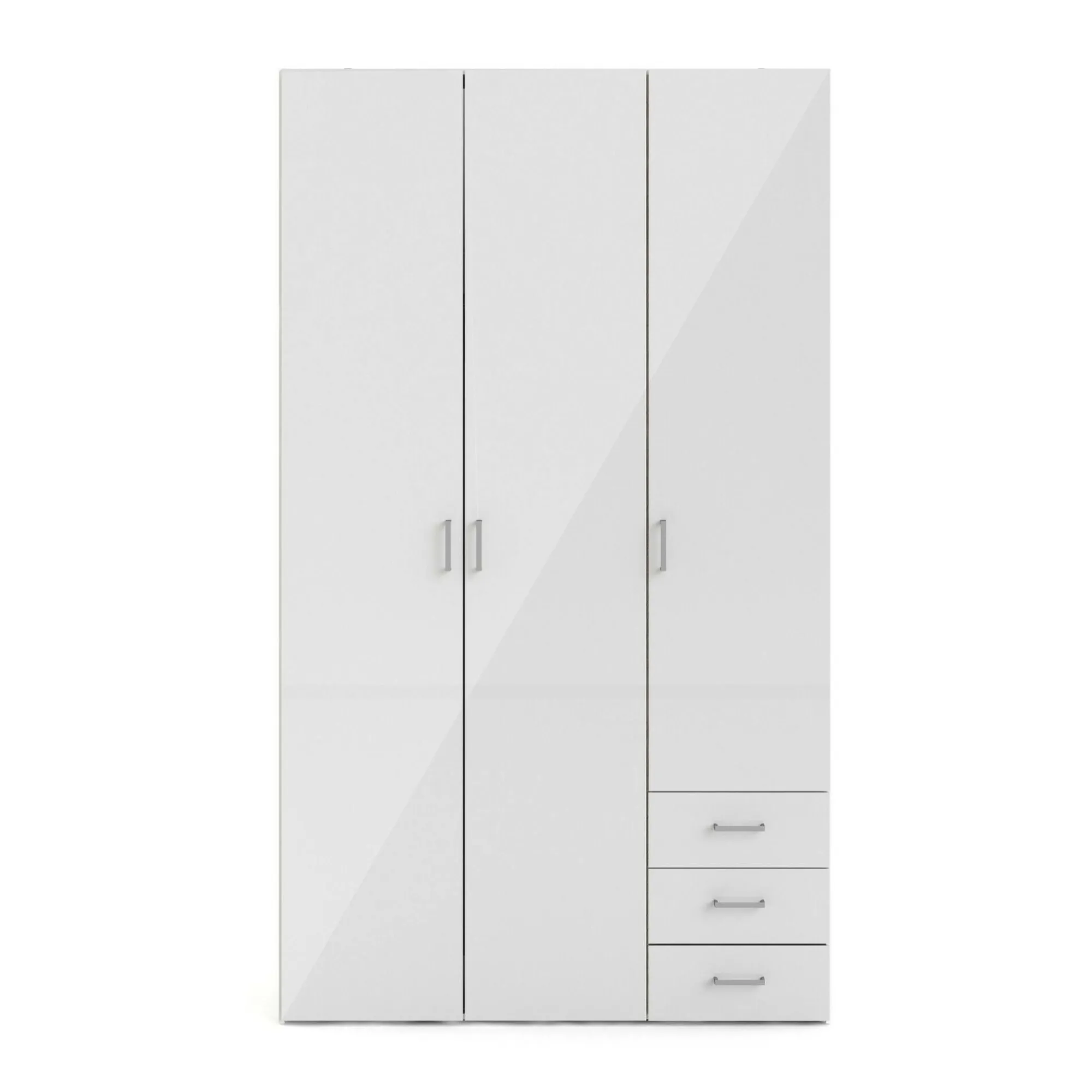 Guardaroba 3 ante Aquilone, 116x50 h200 cm, Bianco<Dmora Flash Sale