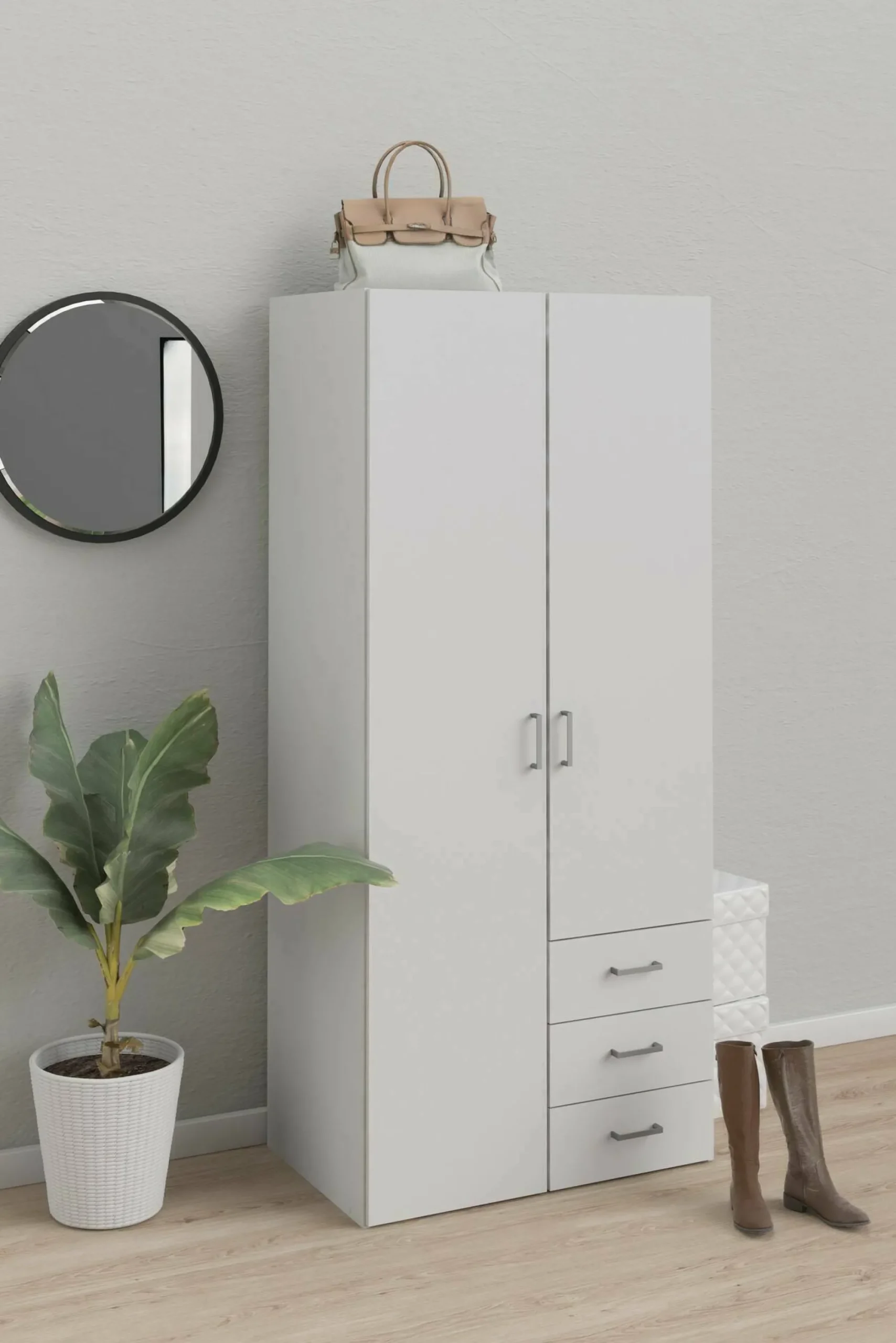 Guardaroba 2 ante Arci, 77x49 h175 cm,<Dmora Fashion