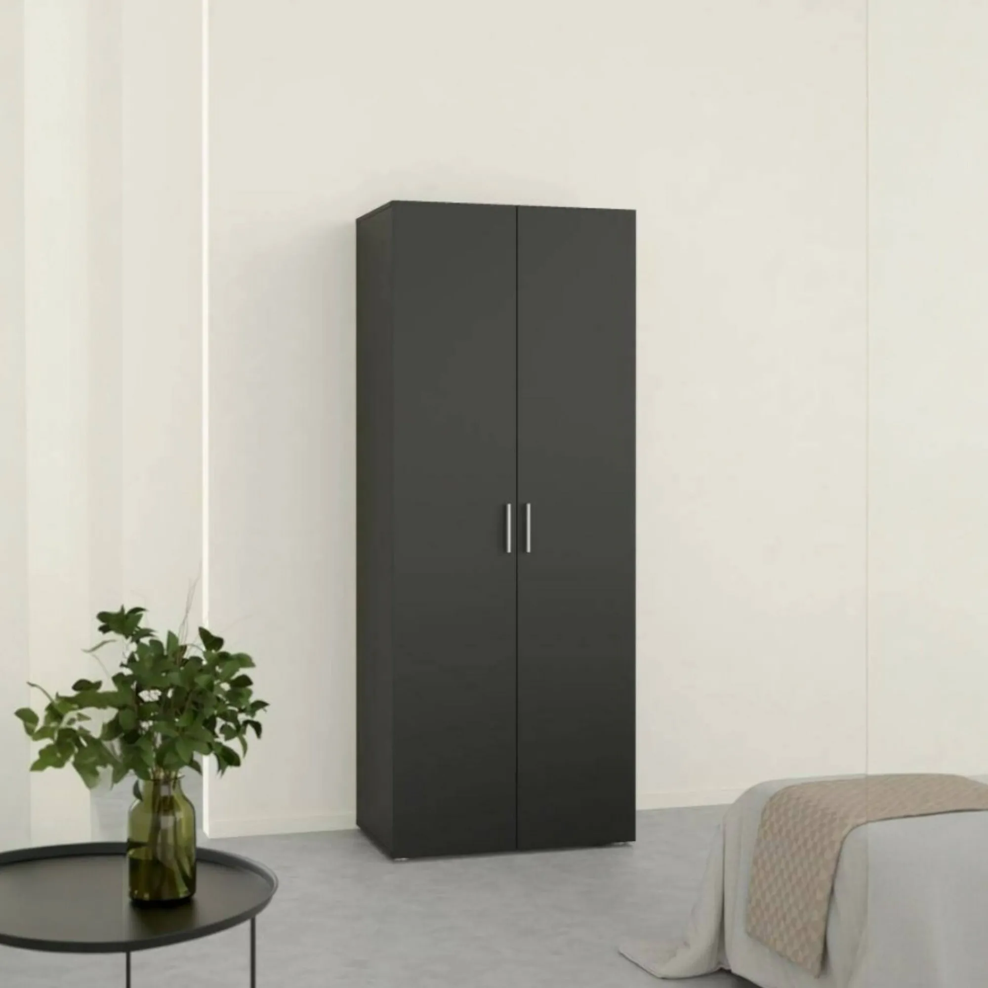 Guardaroba 2 ante Arg, 50x79 h201 cm,<Dmora Cheap