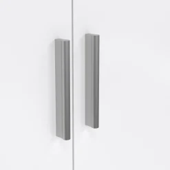 Guardaroba 2 ante Arg, 50x79 h201 cm, Quercia e Bianco<Dmora Discount