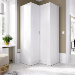 Guardaroba 2 ante Aser, 91x93h184 cm,<Dmora New