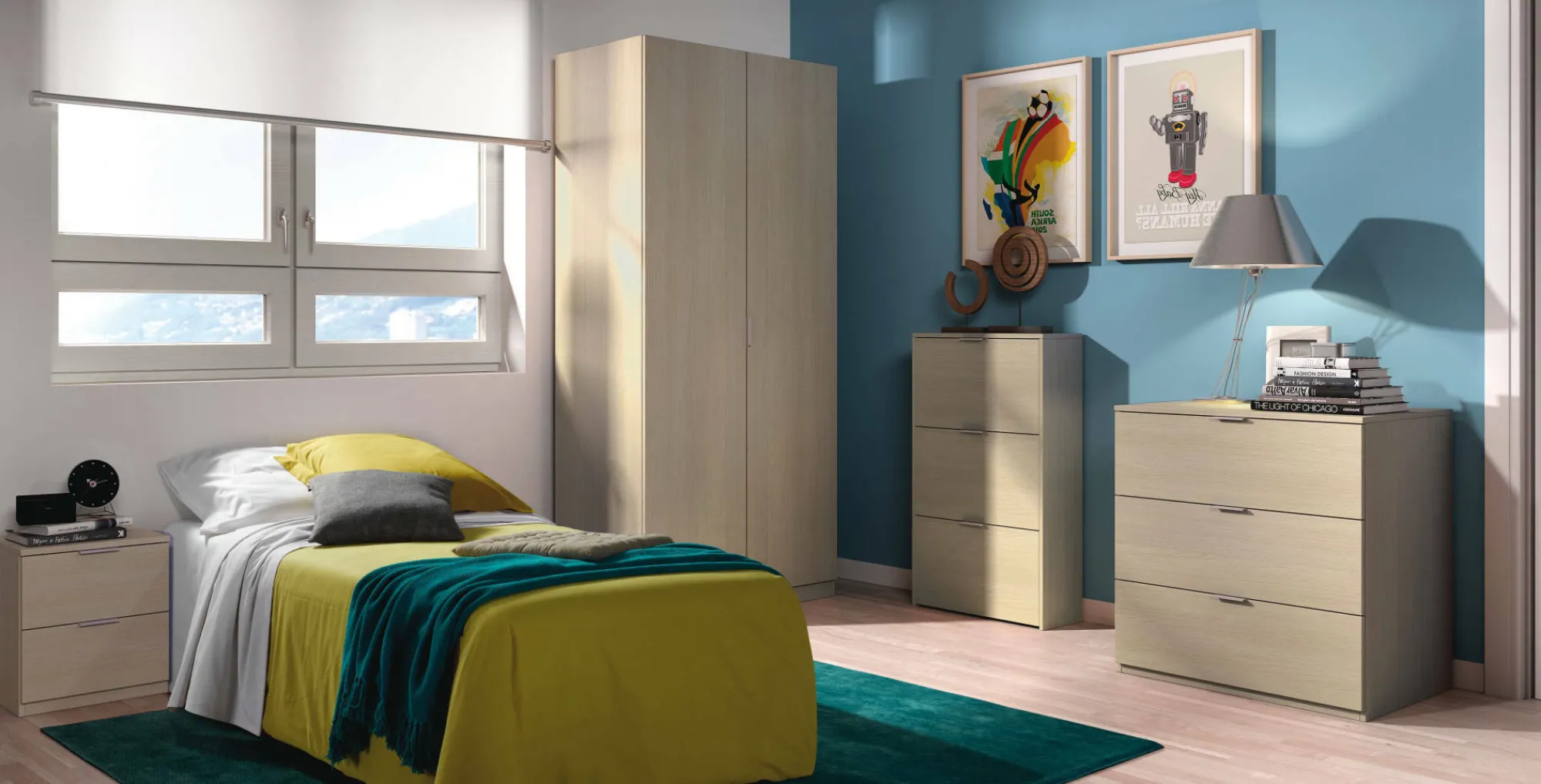 Guardaroba 2 ante Avik, 82x52h180 cm,<Dmora Flash Sale