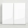 Guardaroba 2 ante Badesse, 61x243 h220 cm, Bianco<Dmora Cheap