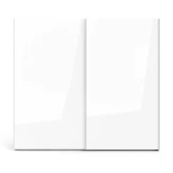 Guardaroba 2 ante Badesse, 61x243 h220 cm, Bianco<Dmora Cheap
