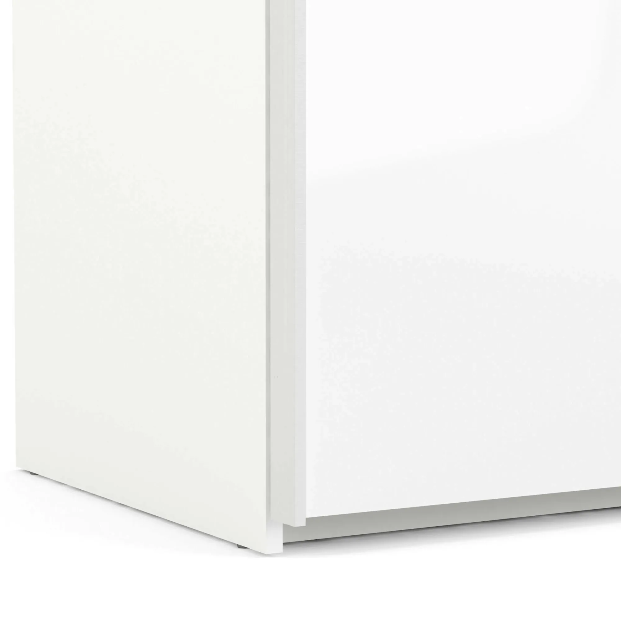 Guardaroba 2 ante Badesse, 61x243 h220 cm, Bianco<Dmora Cheap