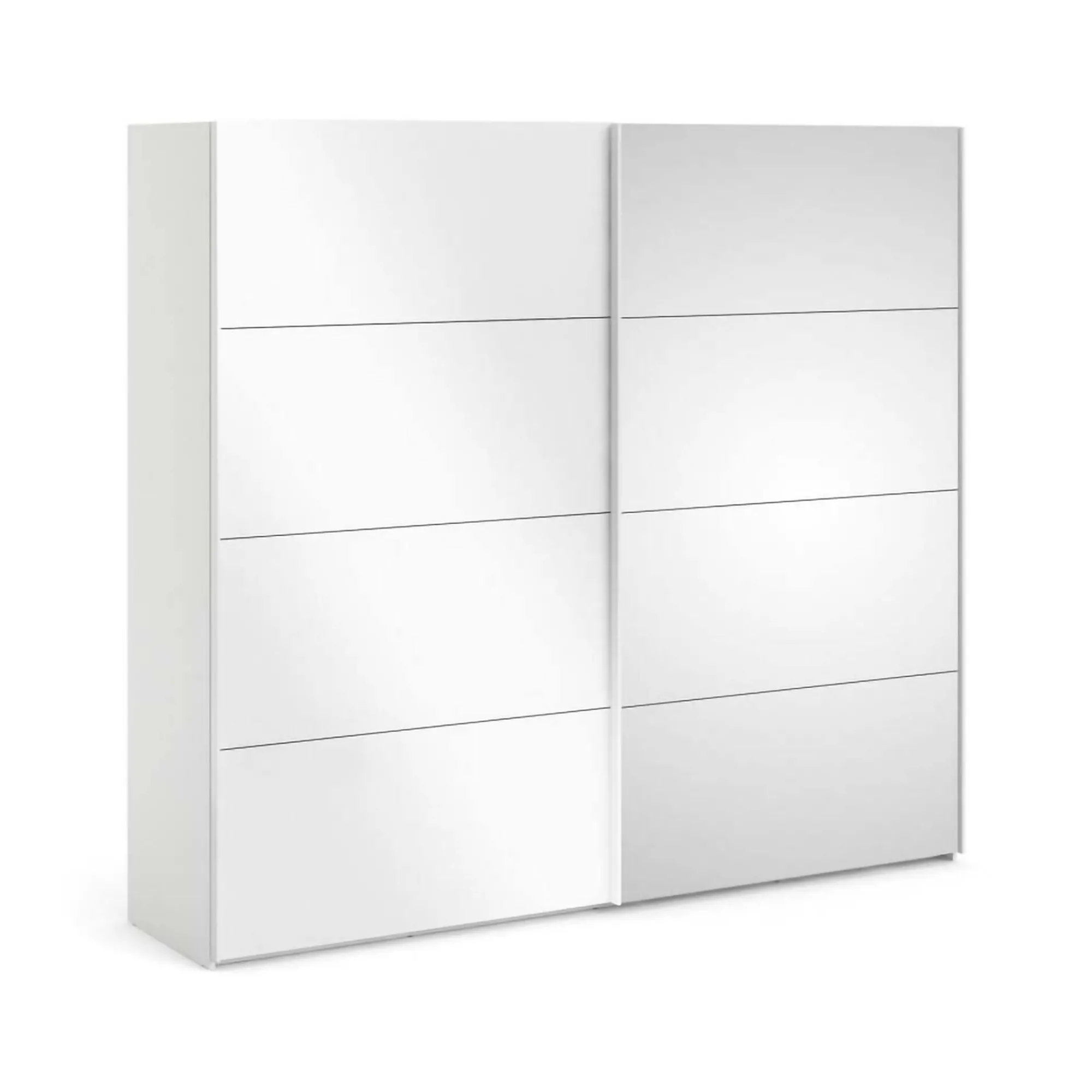 Guardaroba 2 ante Catalina, 61x243 h220 cm, Bianco<Dmora New