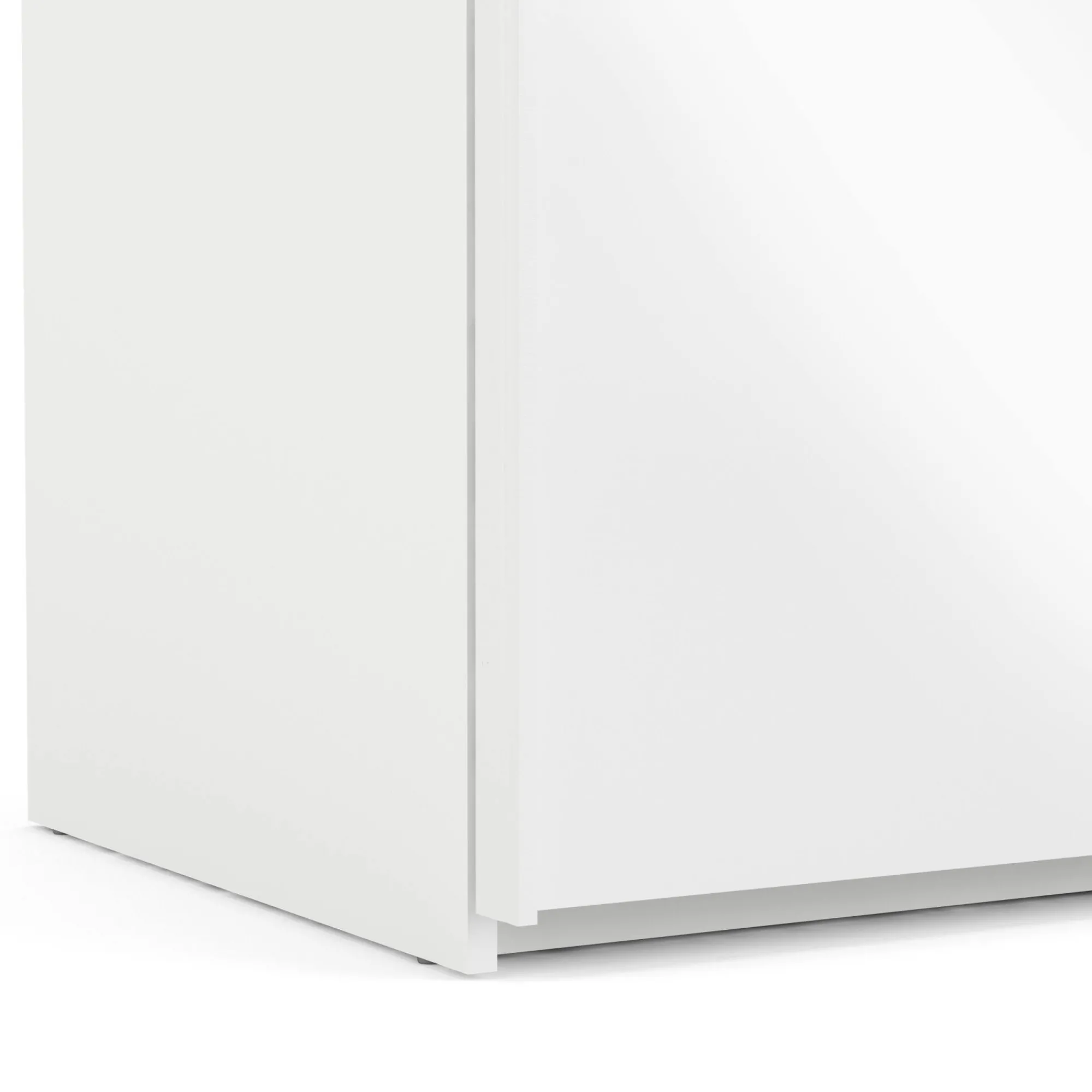 Guardaroba 2 ante Catalina, 61x243 h220 cm, Bianco<Dmora New