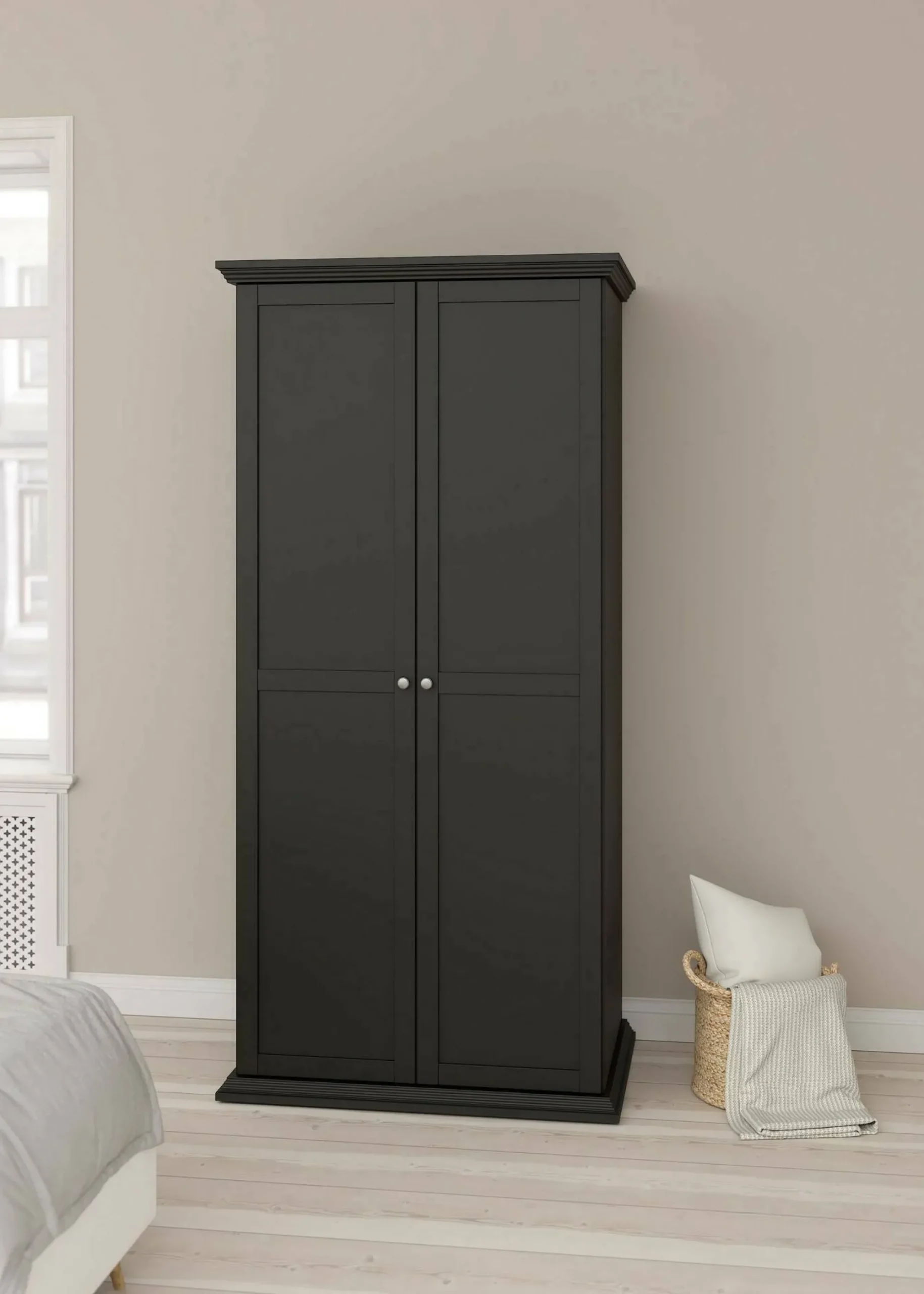 Guardaroba 2 ante Dscapol, 63x96 h200 cm,<Dmora Outlet