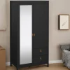 Guardaroba 2 ante Dscarlat, 58x102 h199 cm,<Dmora Best