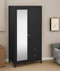 Guardaroba 2 ante Dscarlat, 58x102 h199 cm,<Dmora Best