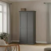 Guardaroba 2 ante Dschen, 96x61 h201 cm,<Dmora Discount