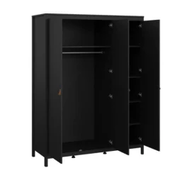 Guardaroba 3 ante Dsemiol, 58x150 h199 cm,<Dmora Clearance
