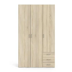 Guardaroba 3 ante Dsemplic, 116x50 h200 cm,<Dmora Online