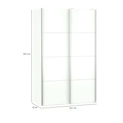 Guardaroba 2 ante Dsoler, 122x64 h202 cm,<Dmora Sale