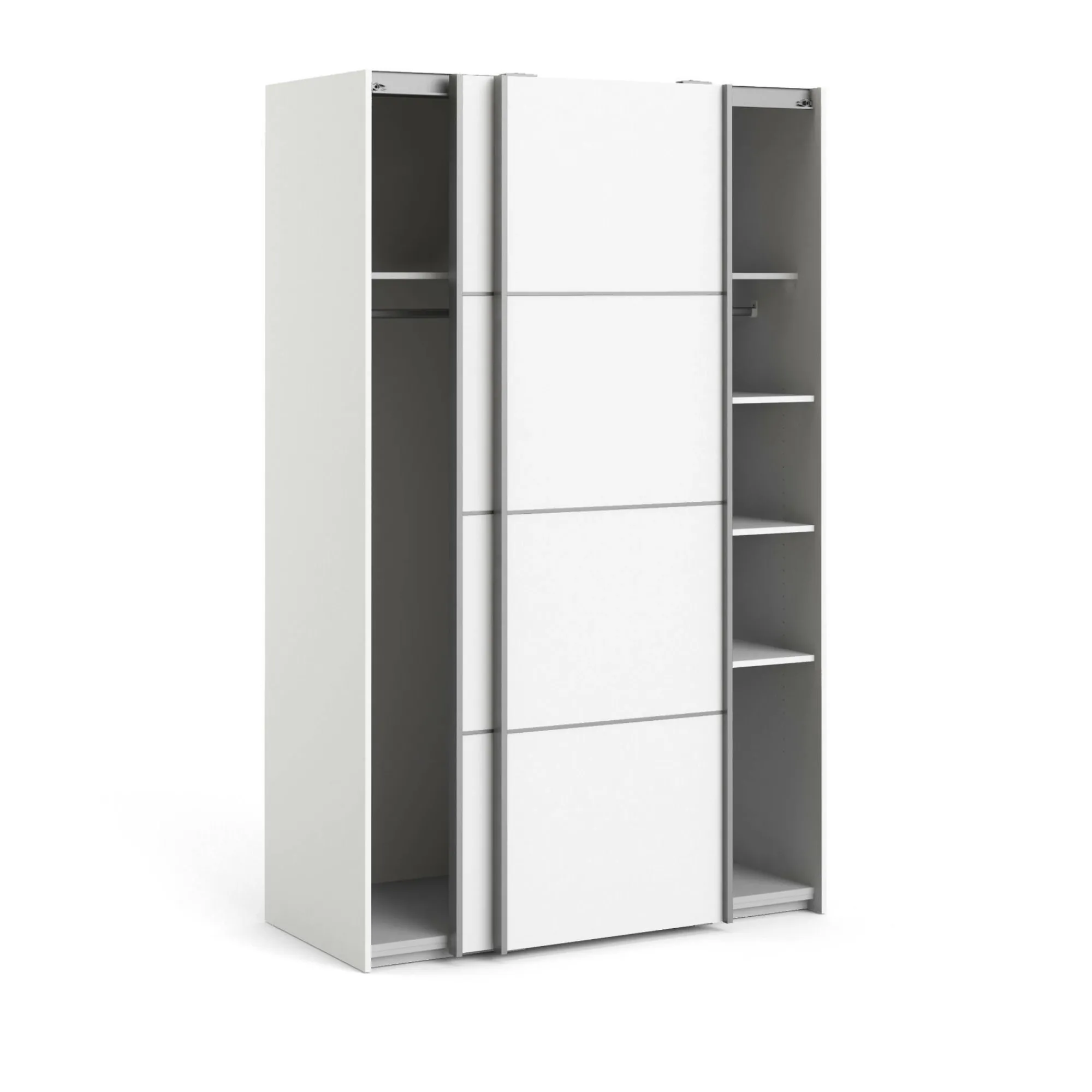 Guardaroba 2 ante Dsoler, 122x64 h202 cm,<Dmora Sale