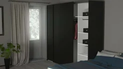 Guardaroba 2 ante Dspinos, 61x243 h220 cm,<Dmora Flash Sale