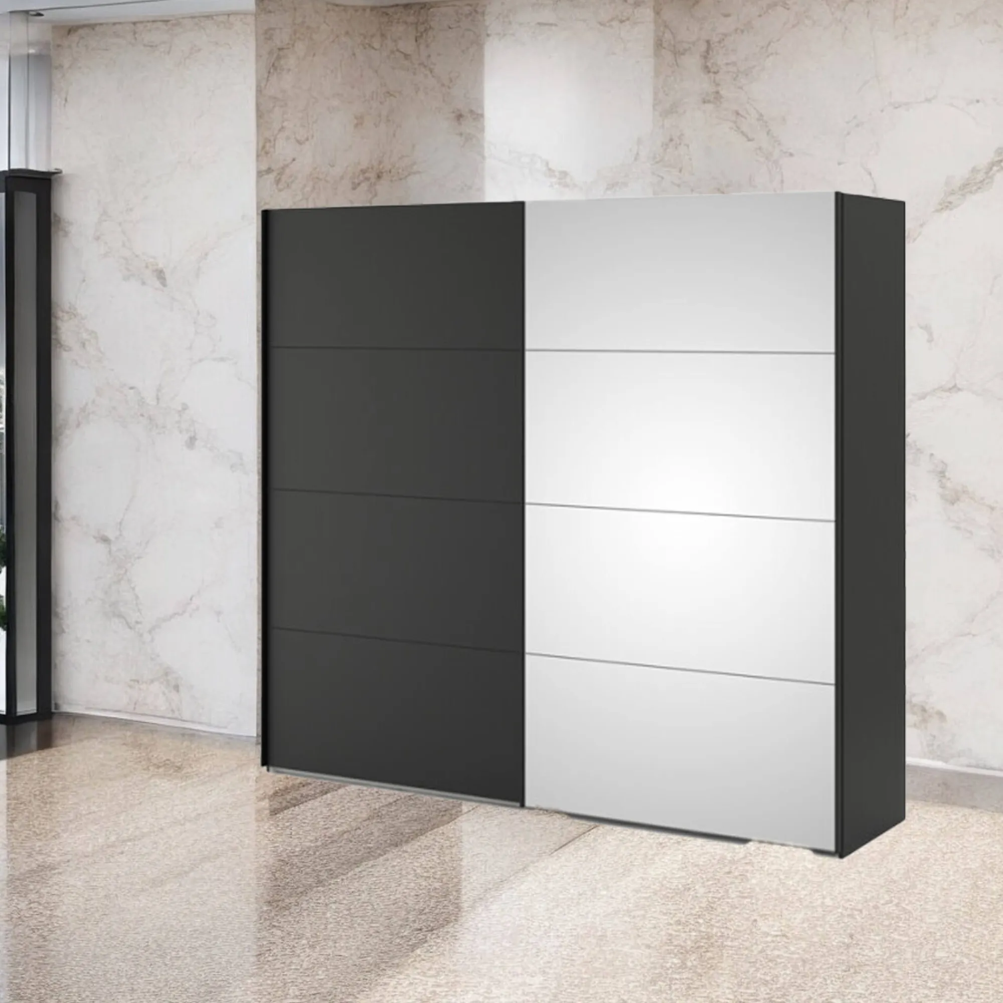Guardaroba 2 ante Dstefan, 61x243 h220 cm,<Dmora Shop