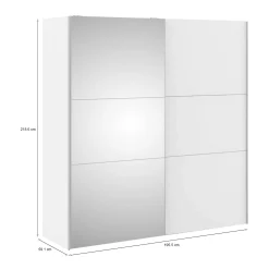 Guardaroba 2 ante Dstellin, 59x196 h219 cm,<Dmora Flash Sale