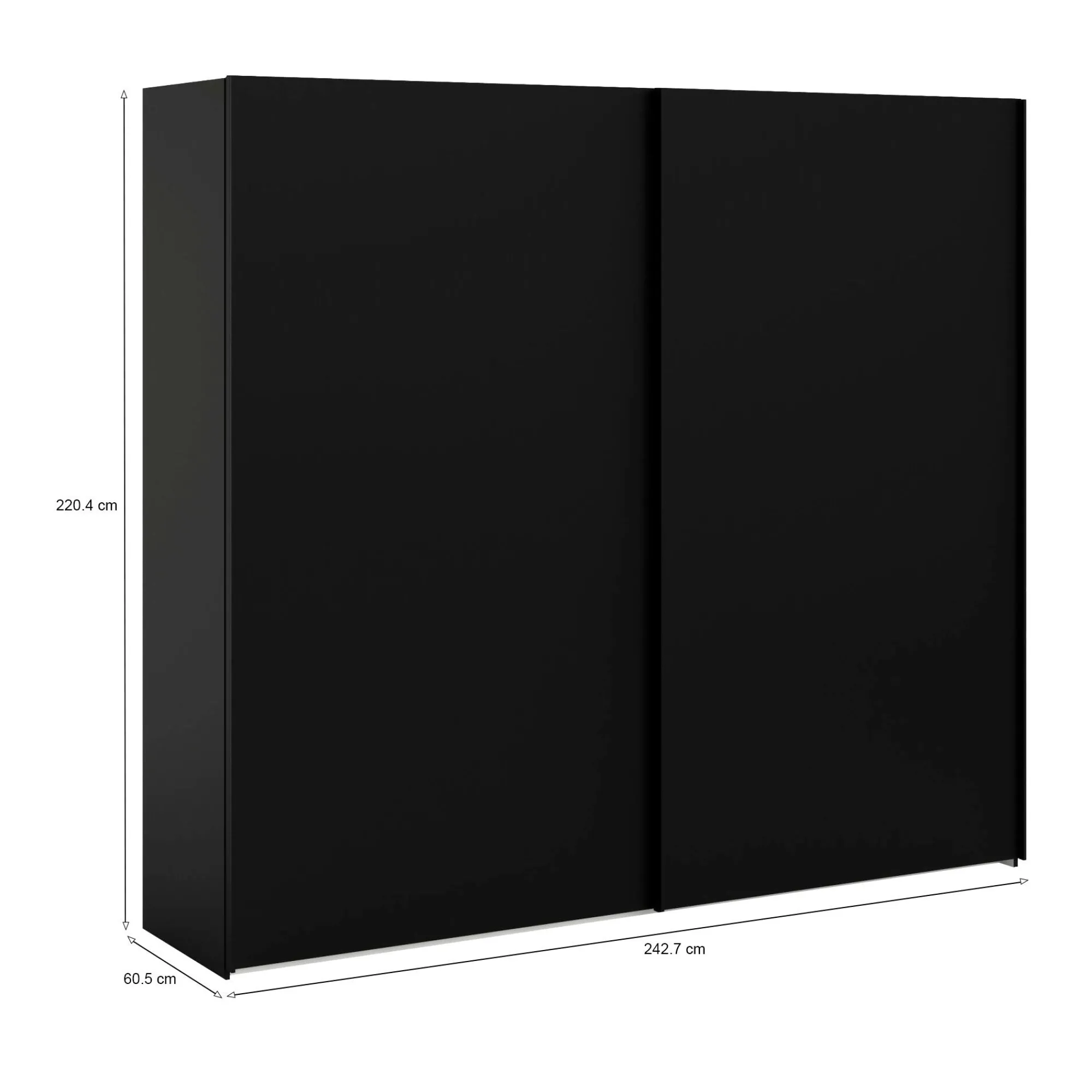 Guardaroba 2 ante Dvergan, 61x243 h220 cm,<Dmora Online