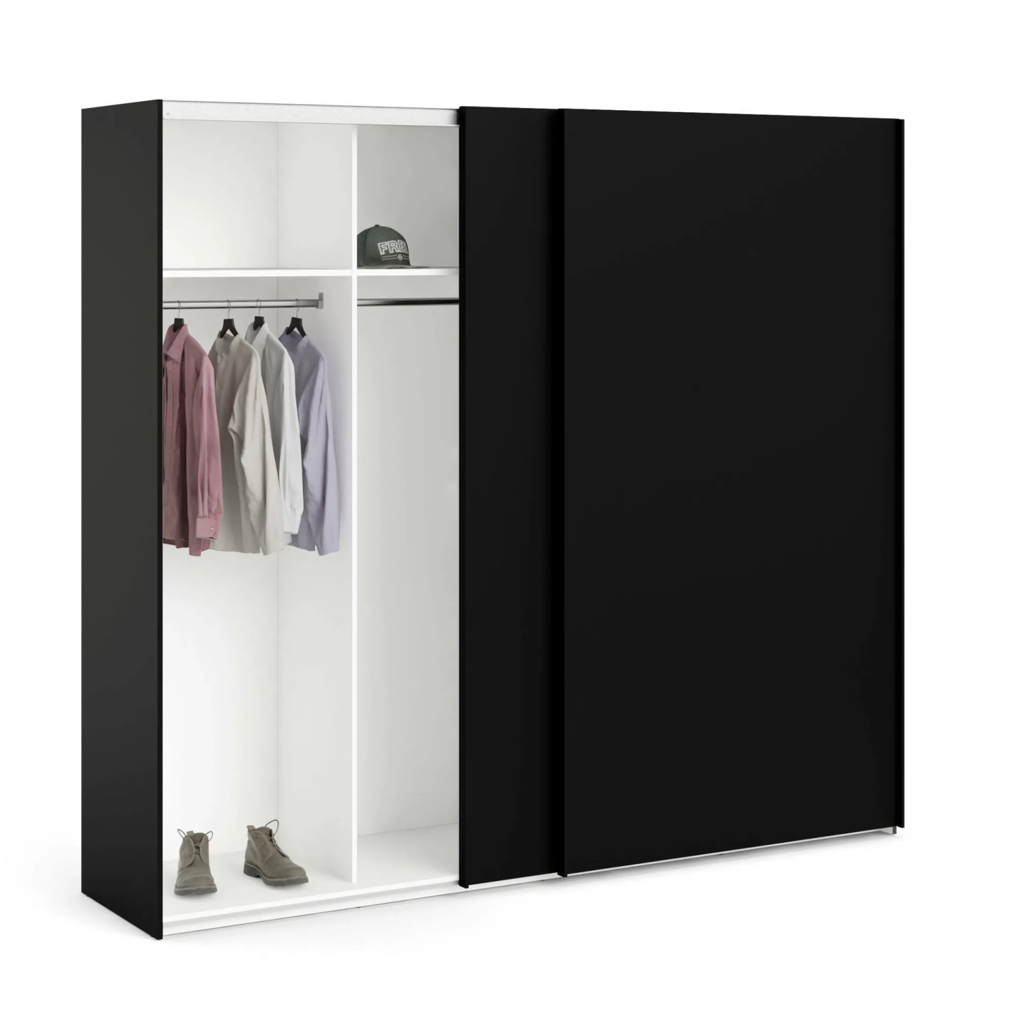 Guardaroba 2 ante Dvergan, 61x243 h220 cm,<Dmora Online