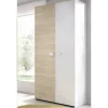 Guardaroba 2 ante Firmin, 90x53 h202 cm, Bianco e Rovere<Dmora Best Sale