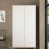 Guardaroba 2 ante Kahina, 58x99 h200 cm,<Dmora Shop