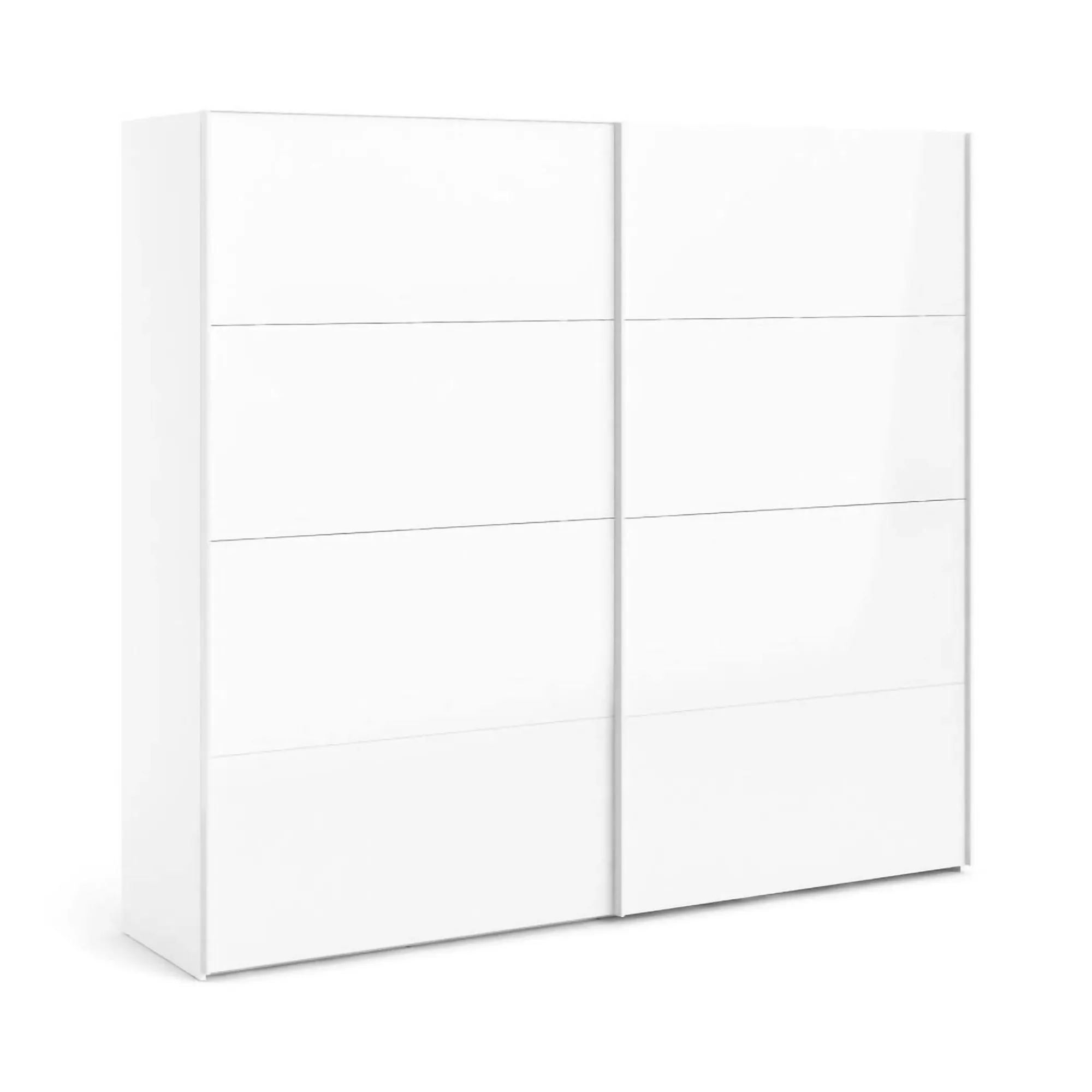 Guardaroba 2 ante Kauri, 61x243 h220 cm, Bianco<Dmora Clearance