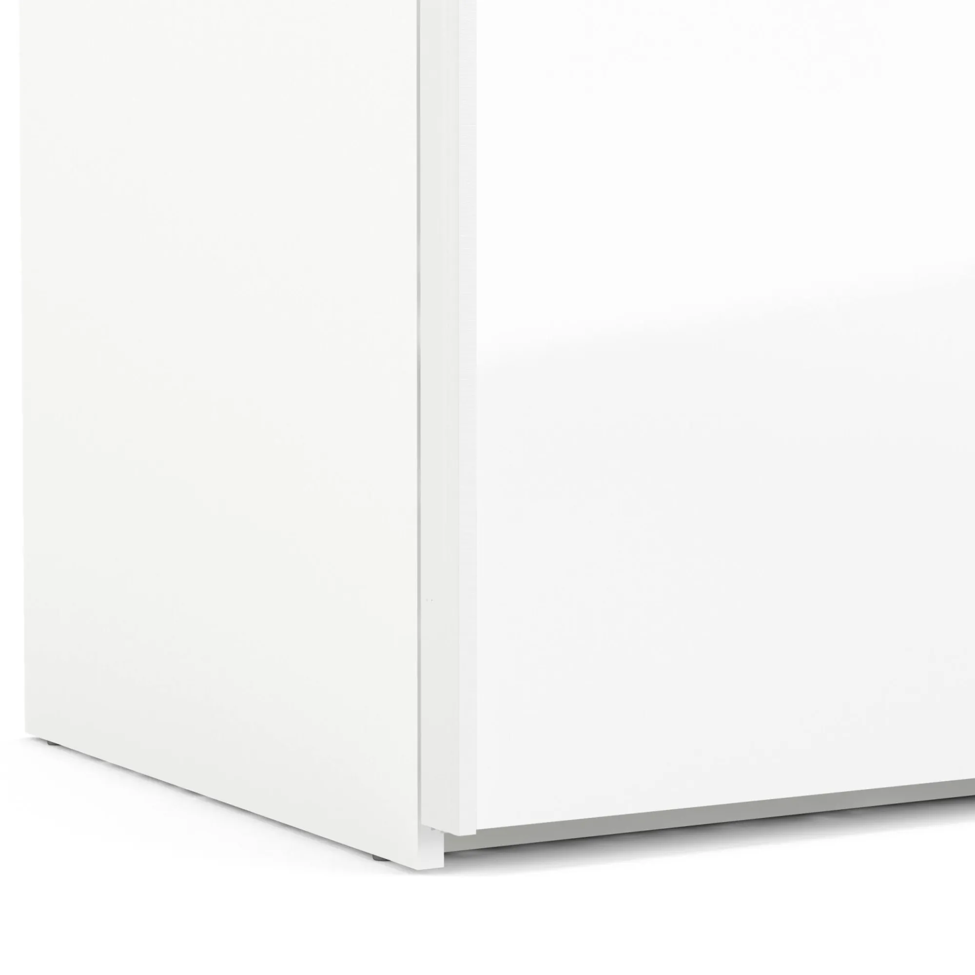 Guardaroba 2 ante Kauri, 61x243 h220 cm, Bianco<Dmora Clearance