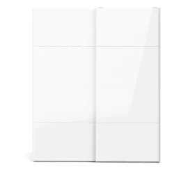 Guardaroba 2 ante London, 182x62 h220 cm, Bianco<Dmora Shop