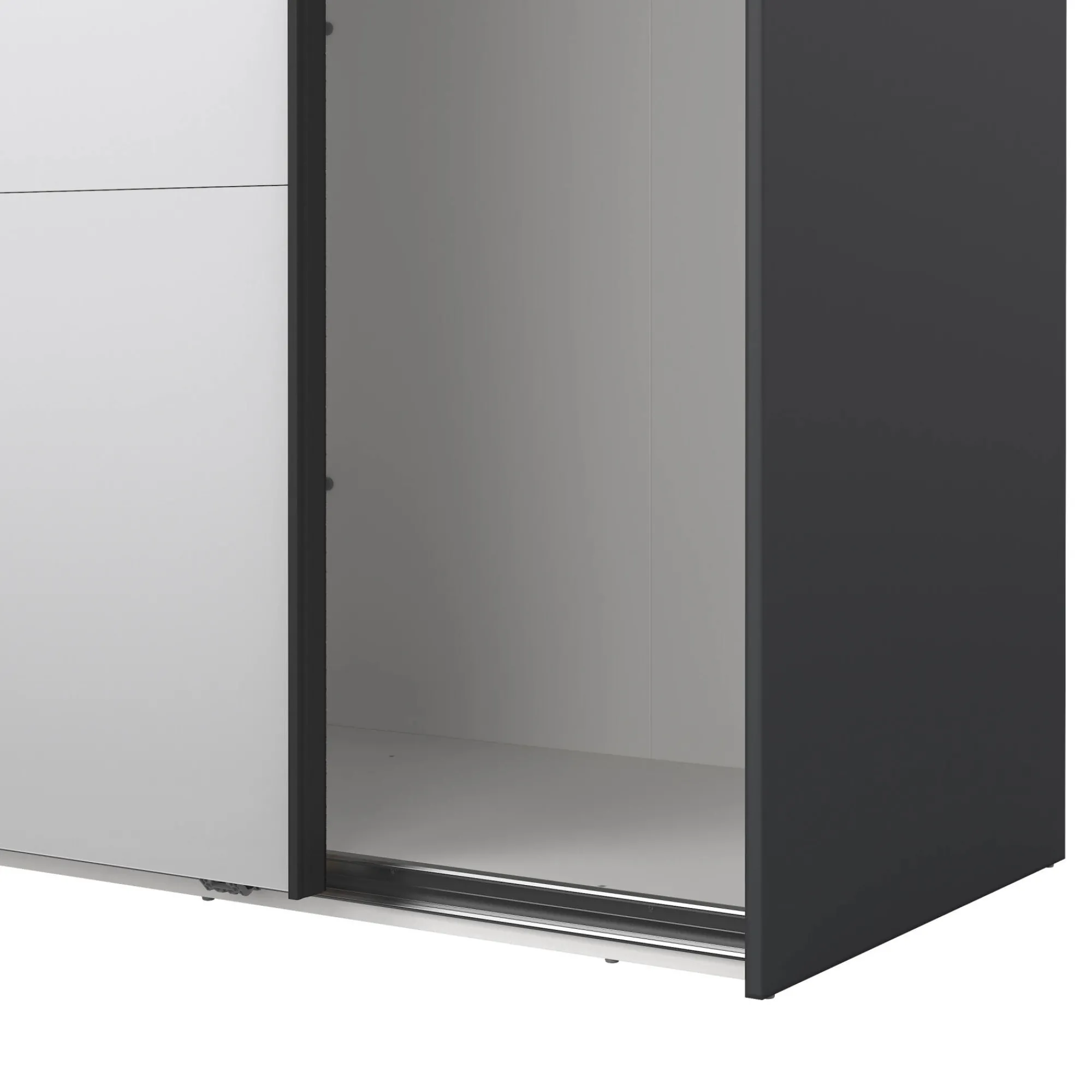 Guardaroba 2 ante Malakas, 65x179 h220 cm, e Trasparente<Dmora Discount