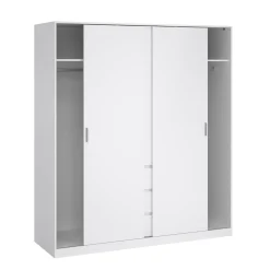 Guardaroba 3 ante Mathieu, 60x177 h200 cm, Bianco<Dmora Best Sale